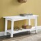 Alaterre Furniture Craftsbury 36"W Wood Entryway Bench ANCB03WH - alternate 6